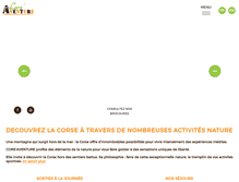Tablet Screenshot of corse-aventure.com
